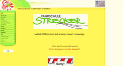 Desktop Screenshot of fahrschule-strecker.de